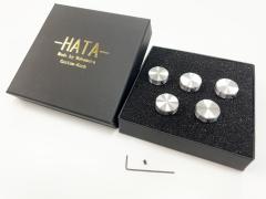 A2017ジュラルミン製 フットスイッチキャップ（素地） 《1セット5個入り》【オンラインストア限定】