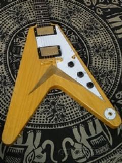 1958 Korina Flying V Reissue White Pickguard VOS -2023USED!【3.17kg】