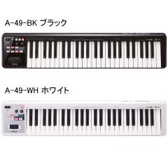 A-49  49鍵盤MIDIキーボード  ホワイト