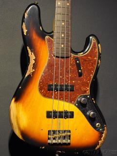 1961 Jazz Bass Heavy Relic -Super Faded Aged Bleached 3Color Sunburst-【4.18kg】【金利0%対象】【送料当社負担】