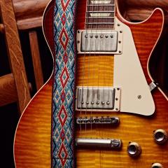 Road Series Strap -Blue and Cherry-【ギブソンフロア取扱品】