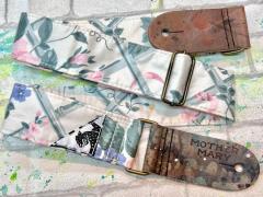 “Belmont Stakes“  Guitar Strap 【花柄】【フェンダーカスタムショップフロア在庫品】【Made In USA】【ハンドメイド】【ギターストラップ】