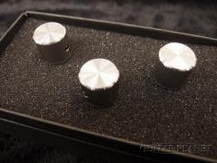 【数量限定特価】ヒラメローレット・ストレートノブ -TI-【セット3個/ドット有】【オンラインストア限定】