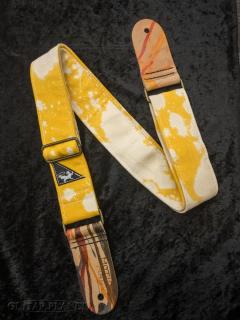 ”Yellow Bleached” Guitar Strap 【Made In USA】【ハンドメイド】【ストラップ】【ベース館在庫品】