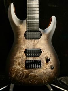 by ESP E-HR7-FX/BM -Black Burst- 2018年製【7弦】【軽量3.32kg!】【金利0%】