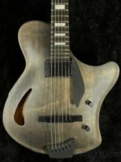 Ergonomic Semi Hollow -Black Smoke Stain with Satin Topcoat-【2.65kg】【金利0%対象】