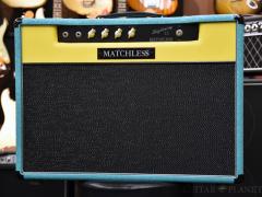 Lightning 15 Combo -Shower Curtain Turquoise & Yellow Tolex- 2000s USED!!【48回金利0%対象】