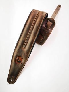 ROCKET 4″ -Vintage Brown- Guitar Strap 【Made In Chile】【ハンドメイド】【ストラップ】