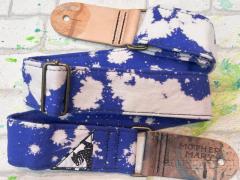 “Blue Bleached” Guitar Strap【フェンダーカスタムショップフロア在庫品】【Made In USA】【ハンドメイド】