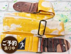 【次回入荷品のご予約受付中!!】“Yellow Bleached” Guitar Strap【フェンダーカスタムショップフロア在庫品】【Made In USA】【ハンドメイド】