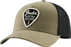 Fender Snap Back Pick Patch Hat -Olive-【全国送料負担!】