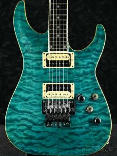 by ESP E-HR-135QM -See Thru Blue- 2003年製【Original Floyd Rose!】【金利0%】
