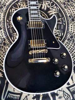 ~Japan Limited Run~ Les Paul Custom w/ Ebony Fingerboard Waffleback Tuners Ebony VOS 【#CS404395】【4.3