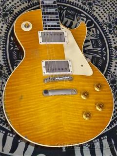~Guitar Planet Limited~ Murphy Lab 1959 Les Paul Standard Reissue Fat Neck & Black Stinger Lemon Bur