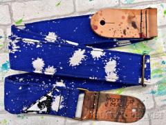 “Blue Bleached” Guitar Strap【フェンダーカスタムショップフロア在庫品】【Made In USA】【ハンドメイド】