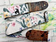 “Belmont Stakes“  Guitar Strap 【花柄】【フェンダーカスタムショップフロア在庫品】【Made In USA】【ハンドメイド】【ギターストラップ】