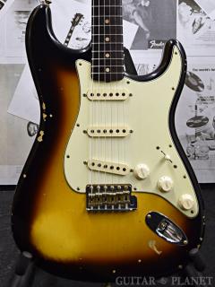 Guitar Planet Exclusive 1963 Stratocaster Relic -Wide Black 2 Color Sunburst-【全国送料負担!】【48回金利0%対象】