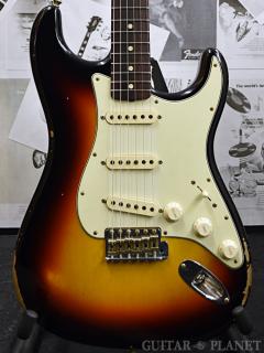 Guitar Planet Exclusive 1963 Stratocaster Relic -Wide Black 3 Color Sunburst-【全国送料負担!】【48回金利0%対象】