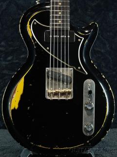 Alt de facto SP6 German Carve -Bull Black over Graffiti Yellow / Medium Distress-【NAMM2025展示品】【ハイエンド