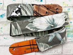 “Febreze“  Guitar Strap 【花柄】【フェンダーカスタムショップフロア在庫品】【Made In USA】【ハンドメイド】【ギターストラップ】
