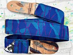 “Street Sharks” Guitar Strap【フェンダーカスタムショップフロア在庫品】【Made In USA】【ハンドメイド】