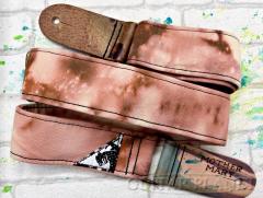 “Brown Bleached” Guitar Strap【フェンダーカスタムショップフロア在庫品】【Made In USA】【ハンドメイド】