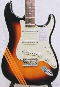Made in Japan Traditional 2025 Collection 60s Stratocaster - Competition 3-Color Sunburst / Aged Nat