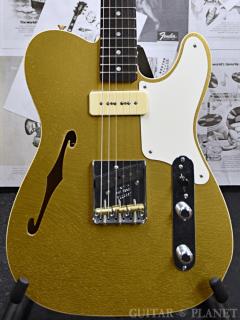 ~2024 Fall EVENT LIMITED~ P90 Korina Telecaster Thinline Deluxe Closet Classic -Aged Aztec Gold- 【全国