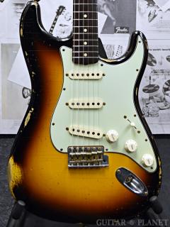 MBS 1961 Stratocaster Relic -Wide Fade 3 Color Sun