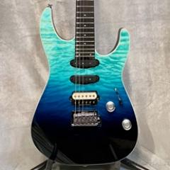 Pro-Mod Plus DK24 HSS 2PT QM -Blue Curacao- 【軽量3.16kg】【Stainless Steel Frets】【48回金利0%対象】