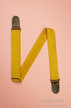 Standard Retro Mustard Corduroy Guitar Strap【HandMade In Poland】【Corduroy】