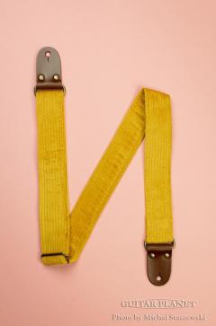 Standard Retro Mustard Corduroy Guitar Strap【HandMade In Poland】【Corduroy】