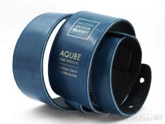 ~PONY LEATHER LIMITED COLLECTION~ SLIM PONY Guitar Strap M - Navy × Gold -【Made In JAPAN】