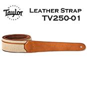 TV250-01 Vegan Leather Strap Tan 2.5''【ギターストラップ】