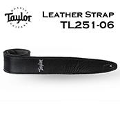 TL251-06 Leather Strap / Black【ギターストラップ】