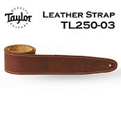 TL250-03 Leather Strap / Medium Brown【ギターストラップ】