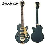 G5655TG Electromatic Center Block Jr. Single-Cut with Bigsby and Gold Hardware -Cadillac Green-