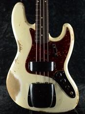 【先取り決算セール!!】~2021 Custom Collection~1961 Jazz Bass Heavy Relic -Aged Olympic White-【4.20kg】【48回金利0%対