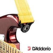  by D'Addario 50BAL07 Auto Lock Guitar Strap -Mellow Yellow- │ ギターストラップ