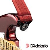  by D'Addario 50BAL11 Auto Lock Guitar Strap -Blood Red- │ ギターストラップ
