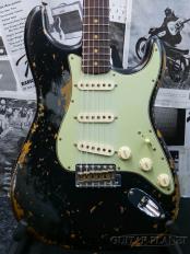 Guitar Planet Exclusive 1961 Stratocaster Heavy Relic -Black over Charcoal Frost Metallic-【全国送料負担!】【