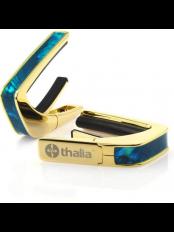 Capos Exotic Shell TEAL ANGEL WING -24K Gold- │ ギター用カポタスト