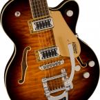 G5655t-QM Electromatic Center Block Jr. Single-cut Quilted Maple with Bigsby -Sweet Tea-【Webショップ限定】