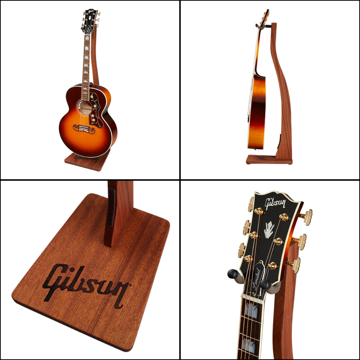 GibsonHandcrafted Wooden Guitar Stand -Mahogany- │ ギタースタンド