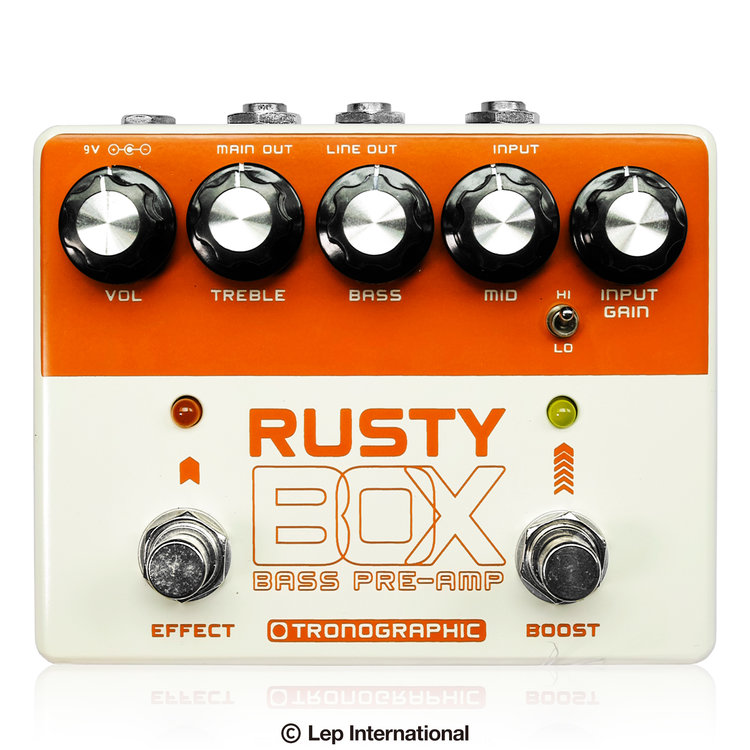 TronographicRusty Box《ベース用プリアンプ》【Webショップ限定】商品