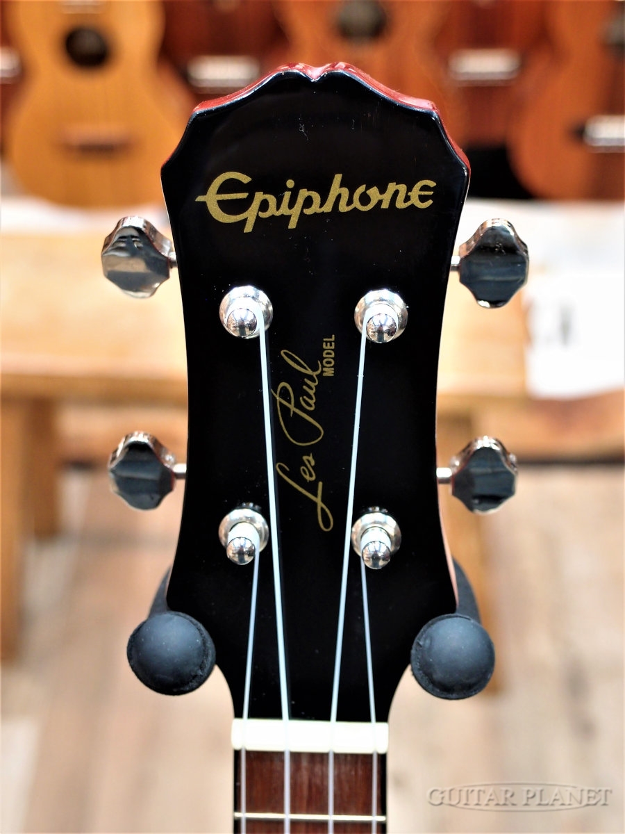 EpiphoneLes Paul Acoustic/Electric Ukulele Concert HS 【レスポール