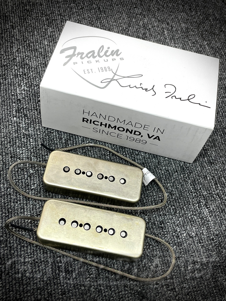 Lindy FralinNoiseless Alnico P90 Soapbar Set Raw Nickel【正規輸入