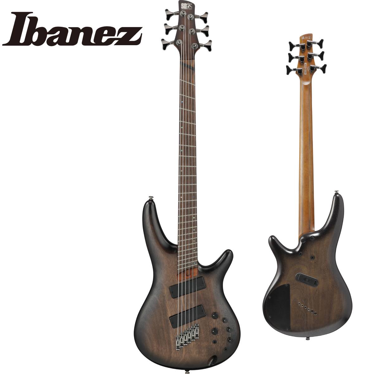 IbanezSRC6MS-BLL(Black Stained Burst Low Gloss) 《6弦ベース》【Web