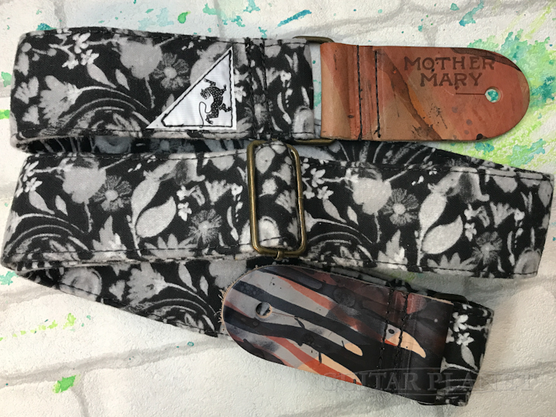 Mother Mary“Dahlia” Guitar Strap 【花柄】【Made In USA 