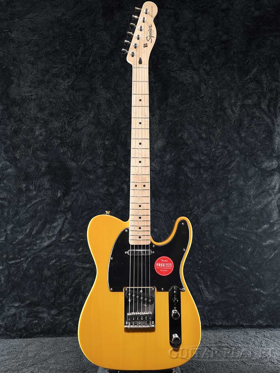 美品 Squier テレキャスター Telecaster 限定イエロー ケース付